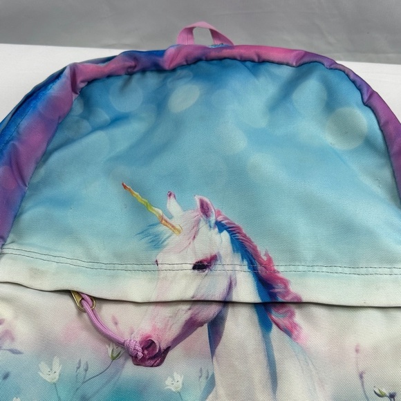 JanSport Kids Backpack with Unicorn & Rainbow Design - Blue and Pink - Picture 16 of 16